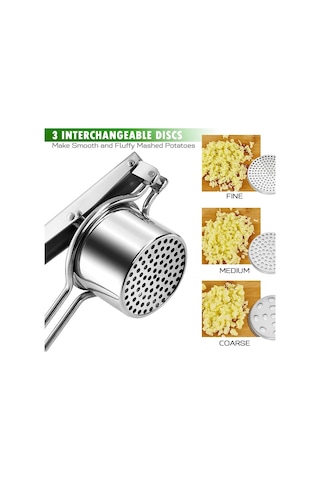 Paslanmaz Çelik Patates Sıkacağı Manuel Patates Ezici Meyve