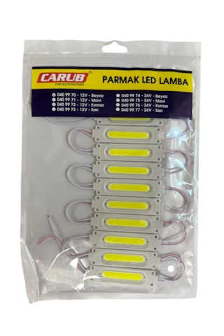 Parmak Lamba Cob Led Beyaz 10'lu 12v Br 040 99 70
