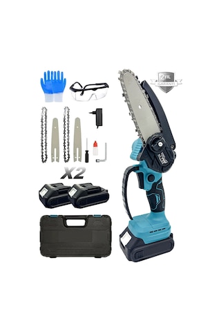 Moonshop 128 Vf 12 Ah Çift Bataryalı Şarjlı El Testeresi Çift Pal