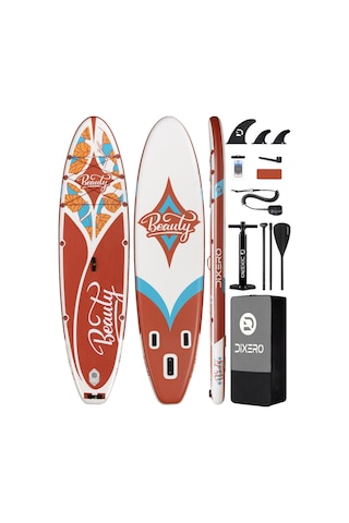 Beauty Brown 11 Geniş Ve Dengeli Şişme Paddle Board 335x84x15 Cm Touring Sup Seti