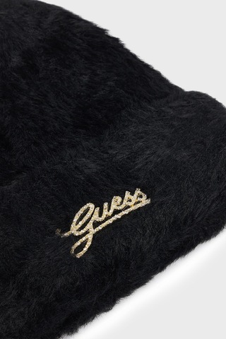 Guess Knitted Logolu Bere Aw5633pol01 Kadın Bere Aw5633 Pol01 Bla Siyah