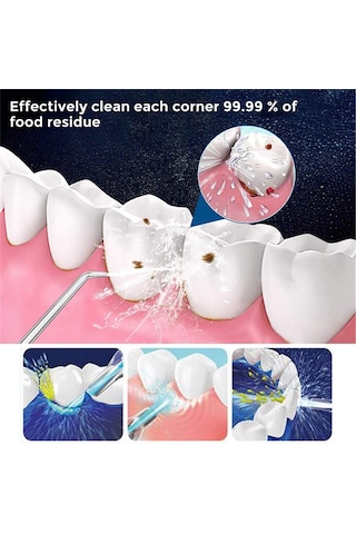 Taşınabilir Ağız Sulayıcı, Diş Temizleyici, Diş Fırçası, Kürdan, Burun Sulayıcı, Uygulama, Diş Temizleyici, Oral Hijyen, 4 Adet Nozul Nozul