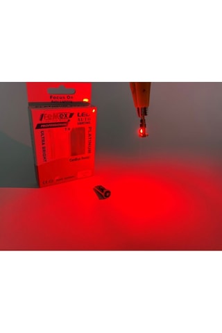 Femex Ampul Platinum Kırmızı T10 3smd Chipset Led Aktif Canbus