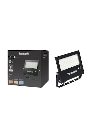 Led Projektör Sensorlü, Sıcak Beyaz Işık 50w 4270lm 3000k Çok Renkli