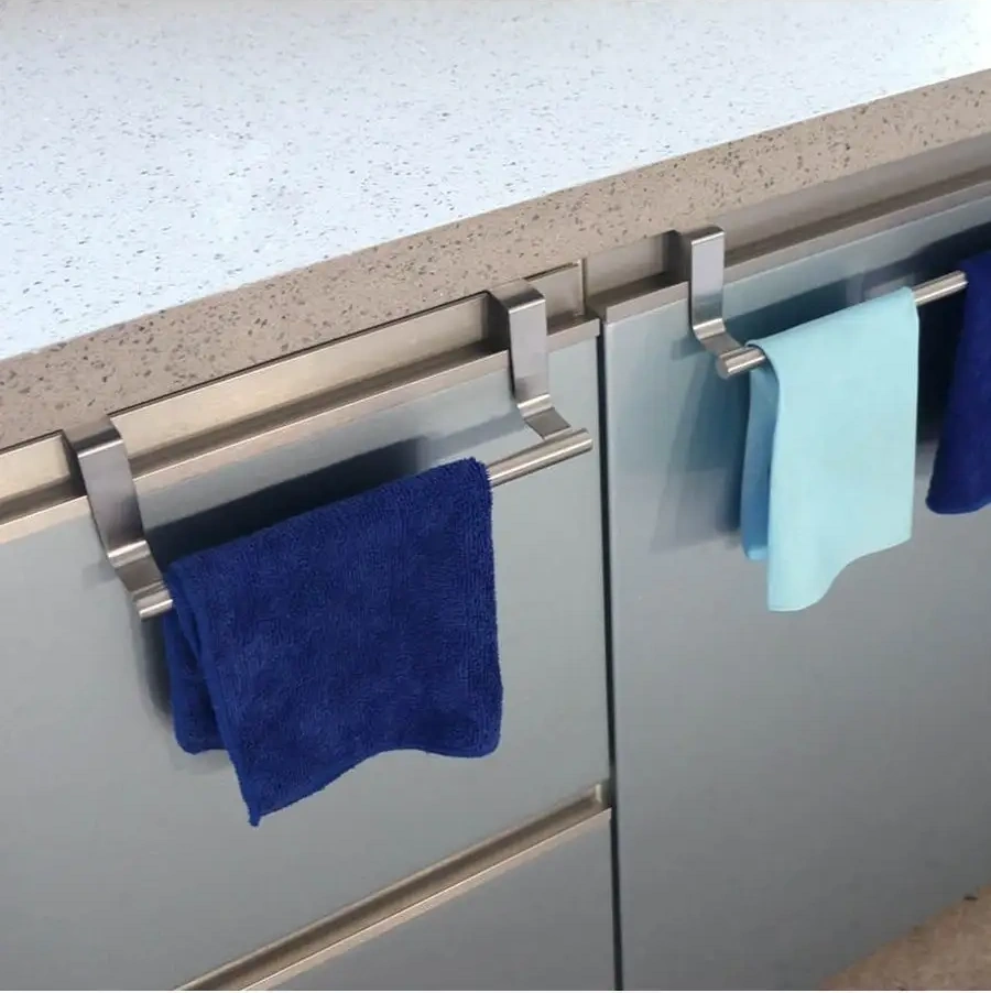 Kastly Kapı İçin Havlu Askı Düzenleyici Mutfak Rafı 12475283 Gri