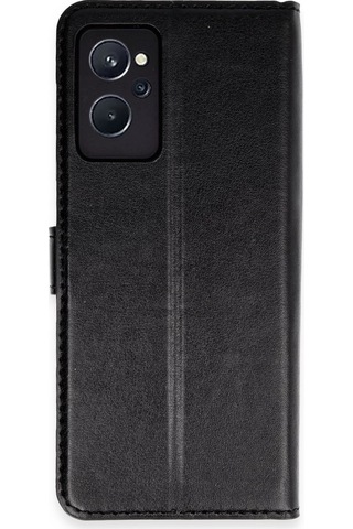Realme 9i 4g Trend S Plus Kapaklı Kılıf - Siyah
