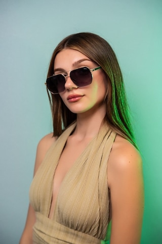 Montblack Mb2537 C1 Erkek Güneş Gözlüğü Altın