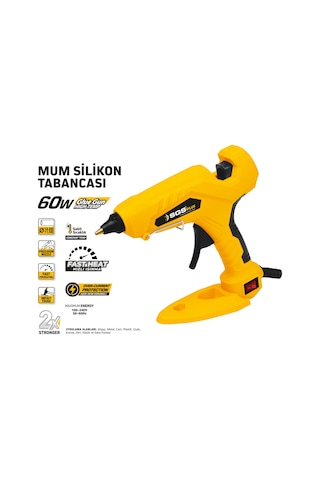 Sgs5291 Kalın 10.8 - 11.5mm Elektirikli Mum Silikon Tabancası 60 Watt