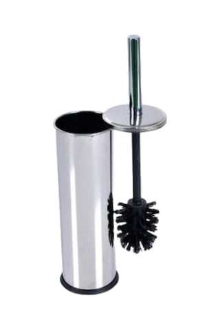 5 Litre Paslanmaz 2'li Banyo Seti Pedallı Çöp Kovası Wc Klozet Tu Gri