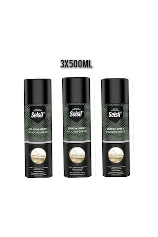 Selsil Silikon Sprey 3 X 500 Ml Selsil Silikon Sprey 3 X 500 Ml