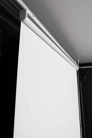 Venassa Beyaz Blackout Stor Perde Güneş Geçirmez Perde Zebra