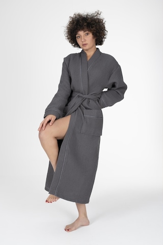 Varol Kaos Serisi Kimono Yaka Pike Bornoz Sabahlık Antrasit-l/xl Antrasit