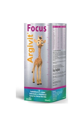 Argıvıt Focus Surup 150 Ml Argıvıt Focus Surup 150 Ml