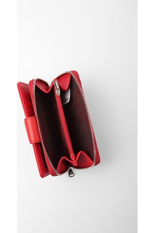 Cengiz Pakel 65256M Kadın Orta Boy Cüzdan Kırmızı
