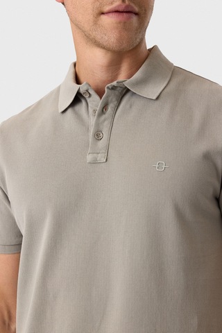 Back And Bond Regular Fit Adaçayı Polo Yaka Tişört