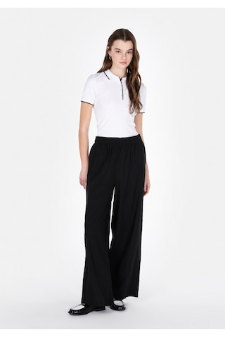 Colin's Colins Regular Fit Yüksel Bel Geniş Paça Kadın Siyah Pantolon Cl1074805 Q1.v1 Blk Siyah