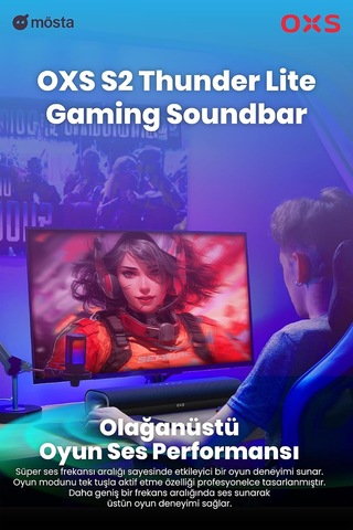 Thunder Lite Pc Oyun Soundbar Sanal Surround 2.0 Hdmı/aux/optik Bluetooth 5.0