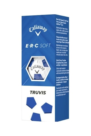 Callaway Erc Yumuşak Golf Topu Mavi Beyaz - 3'lü Karışık