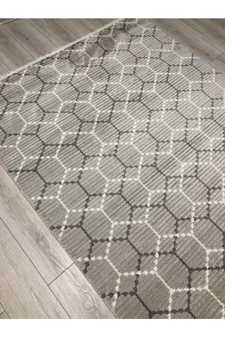 Dinarsu Nero Soft Iplik+etnik Desen+160x230+12 Mm+çok Yu