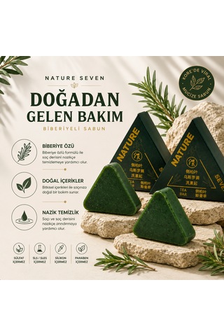 Biberiyeli Saç Bakım Sabunu Saç Dökülmesine Karşı Destekleyici Bakım İkili Set