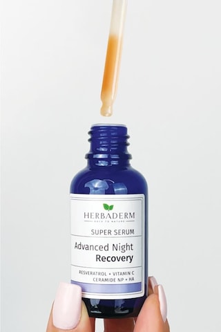 Herbaderm Süper Serum Sıkılaştırıcı Aydınlatıcı Onarıcı Gece Serumu 30Ml