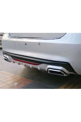 Universal Difüzör Amg Plus G 2 Krom Egzos-gri/mat Siyah Abs