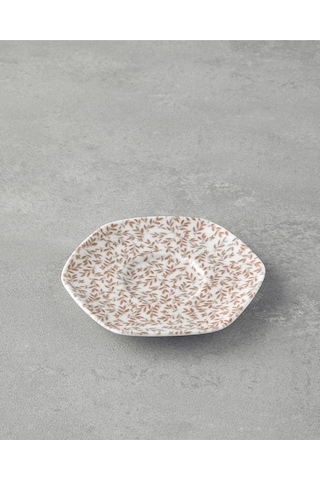 English Home Evie Bone Porselen Çay Tabağı 11 Cm Turuncu Sku: Smg8690010579898 Açık Bej