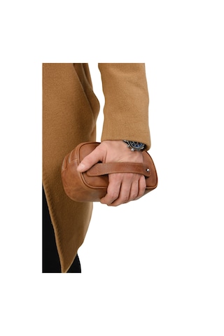 Mft Leather Hakiki Deri Unisex El Çantası Naina 1134 Tiguan Taba