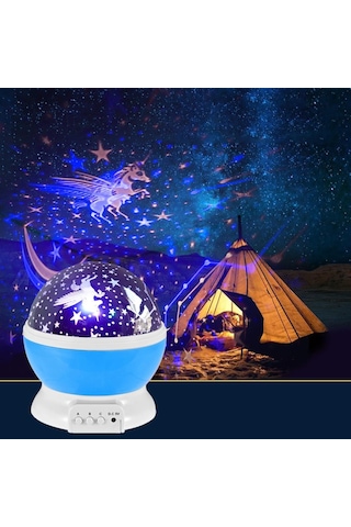 Star Master Dönen Yıldızlı Gökyüzü Projeksiyon Gece Lambası