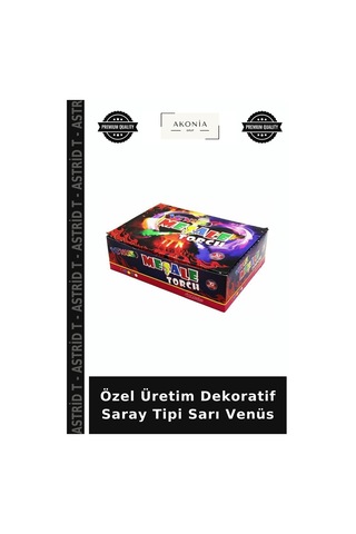 Özel Üretim Dekoratif Saray Tipi Sarı Venüs