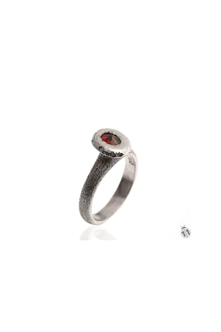 Mineral Takı Garnet Tasarım Yüzük (85680546)