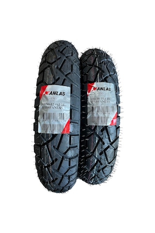 Anlaş 90/90-12 3.50-10 Mb-80 Ön Arka Lastik Takımı Anlaş 90/90-12 3.50-10 Mb-80 Ön Arka Lastik Takımı
