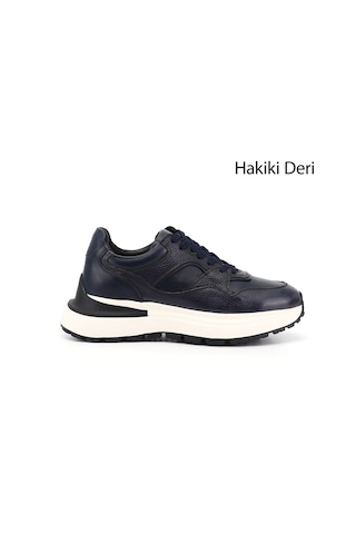Gönderi(R) Gönderi R Erkek Lacivert Antik Bağcıklı Hakiki Deri Comfort Sneaker Ddma80338314