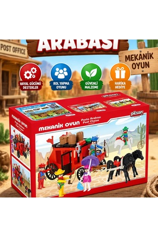 04 002 Mini Mekanik Seri 2 Posta Arabası -canrodi