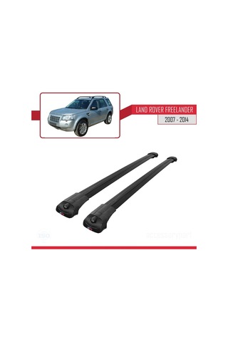 Land Rover Freelander 2007-2014 Arası İle Uyumlu Ace-1 Ara Atkı Tavan Barı Siyah