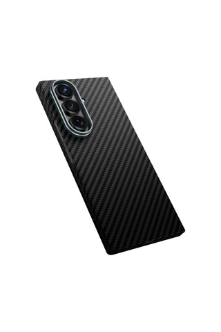 Samsung Galaxy Z Fold 7 Uyumlu Kevlar Magclick Manyetik Kılıf İnce Ve Dayanıklı