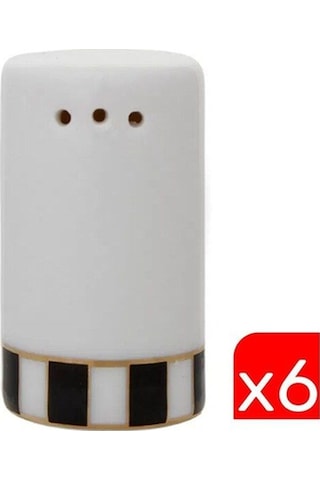 Porland Palms Tuzluk 6cm 6 Lı 04alm005897 Beyaz - Siyah