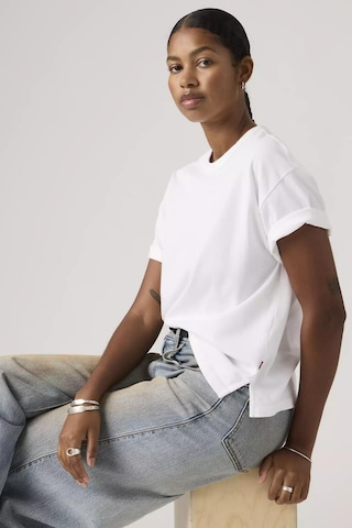 Levi's Vintage Ss Parlak Beyaz Kadın T-shirt-13066 Beyaz