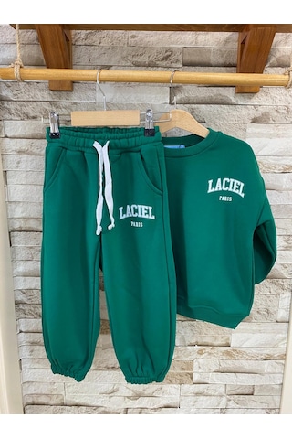 Lacıel Parıs Wınter Club Çocuk Eşofman Takım Yeşil