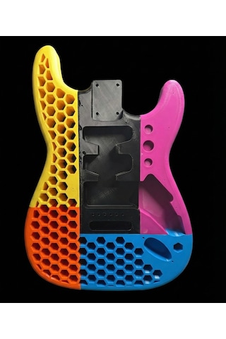 Özel Tasarım 3d Baskı Stratocaster Gitar Gövdesi