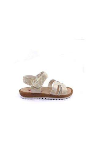 Arzen 4217 Simli Taşlı Kız Çocuk Bebe Sandalet Ayakkabı 001