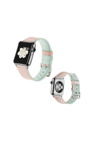 Ally Apple Watch Uyumlu Ultra 49mm 7-8 45mm 6-5-4 44mm Hakiki Deri Kayış Kordon 3-2-1 42mm- 5775