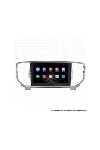 Myway Kia Sportage Android Multimedya Carplay Navigasyon Ekran - 8gb Ram+128 Gb Hdd - Myway 9"