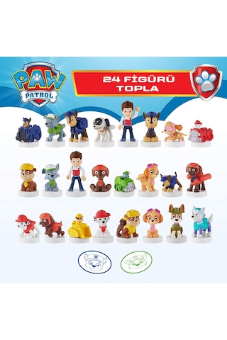 Paw Patrol Stampers 12'li Delüks Figür Model 1