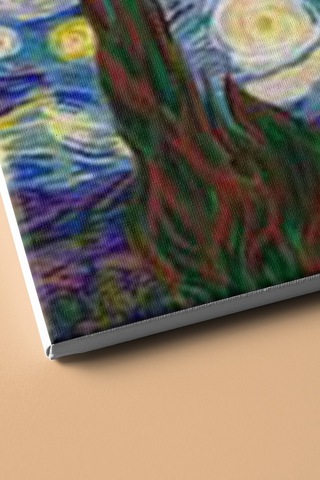Webstyle Sayılarla Boyama Seti Kasnaklı Yıldızlı Geceler 60 X 75 Cm