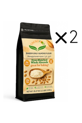 %100 Doğal Çiğ Badem Unu 1 Kg Glutensiz, Katkısız, Doğal