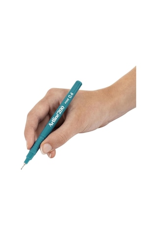 Artline 200N Fine Keçe Uçlu Yazı Kalemi Uç 0.4 Mm Turkuaz
