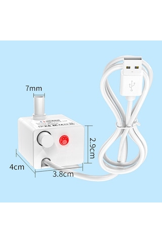 Yenilikçi Grubu Usb Pet Su Dağıtıcı Pompası 5v Sessiz Mikro Fırçasız Dc Su Pompası, Boyut:su Gücü Yok+2m Boru