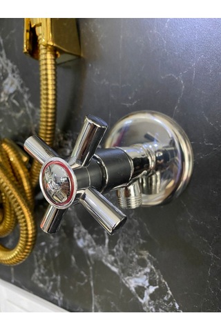 İsaoğlu Yapı Taharat Musluğu Ara Musluk Klozet Musluğu Pirinç Malzeme Büyük Başlık Aç Kapa Sistem Diğer