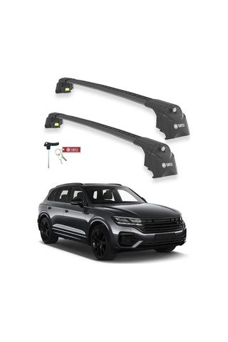 Turtle Volkswagen Touareg Cr 2019-2023 Ara Atkı Air2 Siyah